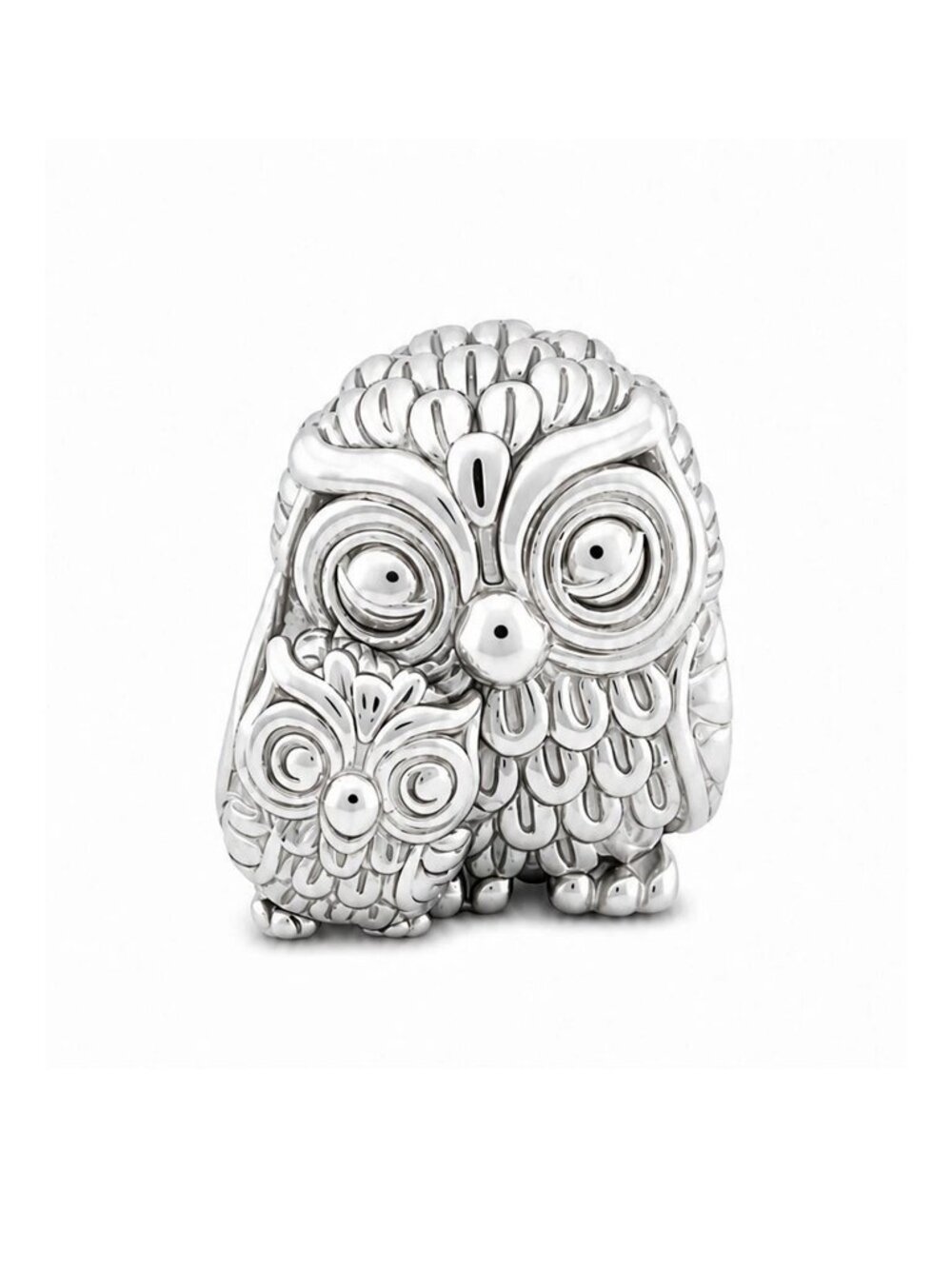 Pandora Owl Mother & Baby Solid.925 Sterling Silver Charm